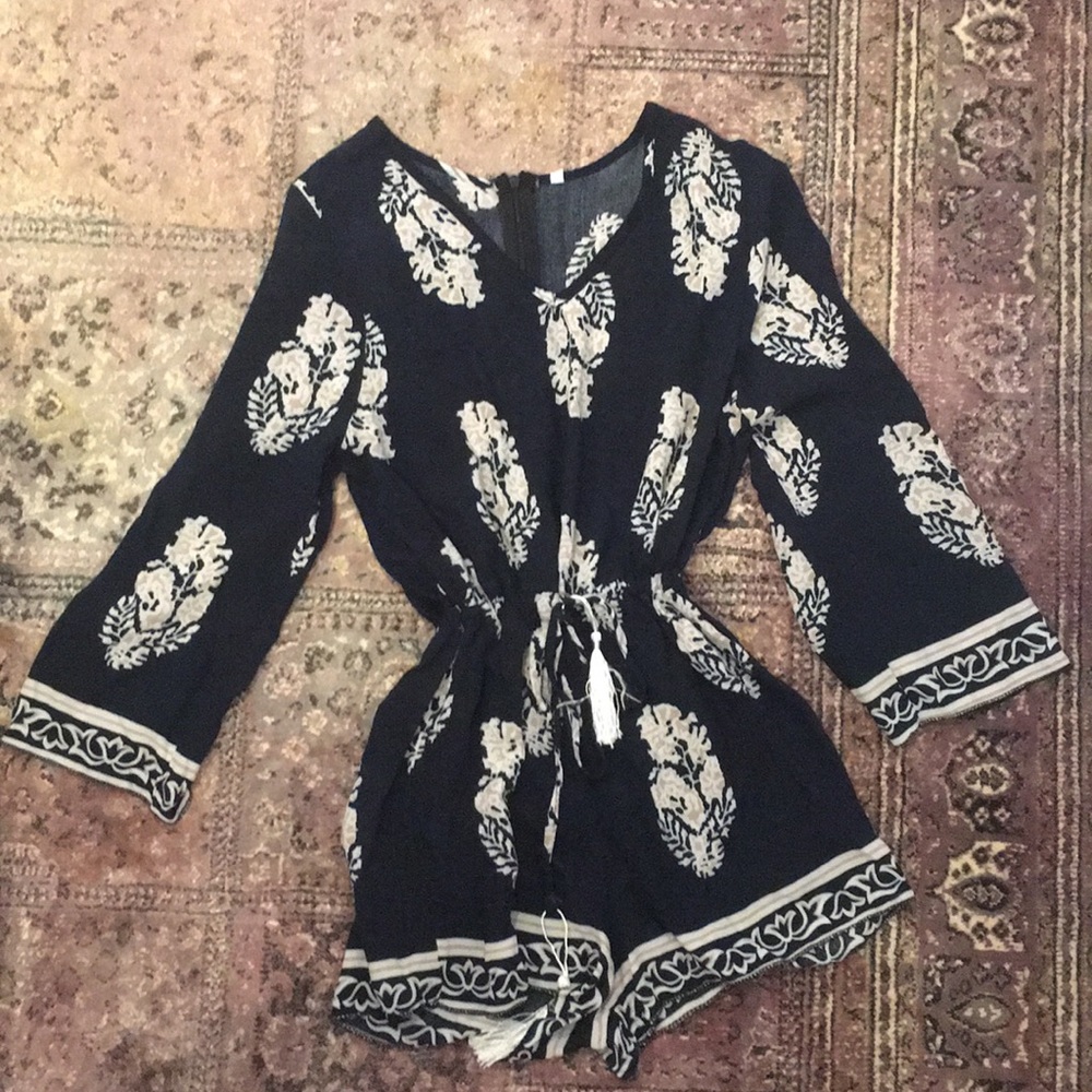 Dark blue romper
